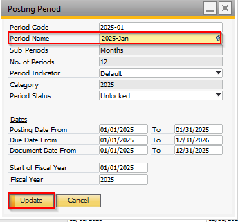 2025 Posting Period-5