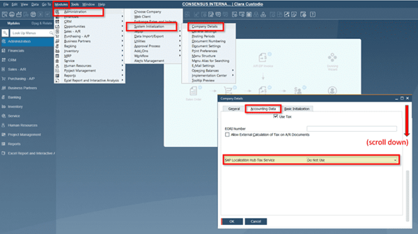  How to know if you are using SAP Localization Hub Tax Service in SAP Business One